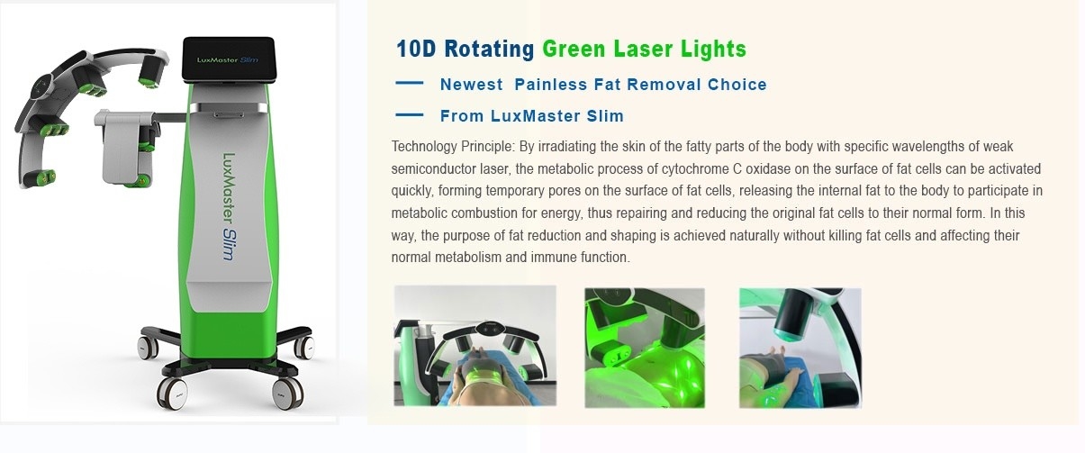 2023 Newest Updates Obvious Effects Luxmaster Slim Laser Erchonia Emerald Laser Cold Laser For Cellulite Reduction