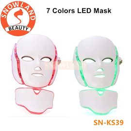 China Infrared Light Face and Neck Whitening Facial Mask Face Lifting LED light Therapy Mask supplier