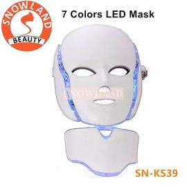 China High quality 7 photon colors LED light therapy facial led mask for face and neck rejuvenation supplier