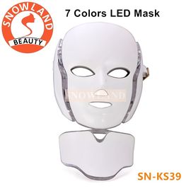 China 7 color photon led skin rejuvenation skin care pdt led light therapy mask supplier