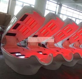 China best selling Far Infrared Sauna Spa Capsule/LED Light Therapy Bed For Full Body Steam with supplier