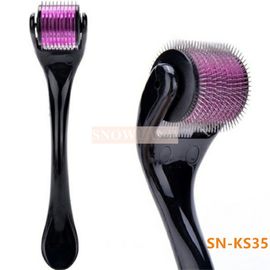China Titanium alloy or stainless steel derma roller 600 needles skin face body derma roller supplier
