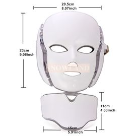 China Wholesale Face Neck LED Mask For Facial Care With 7 colors supplier