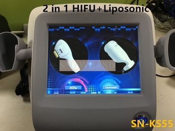 China Best choice skin beauty machine liposonic Focused Ultrasound 2 in 1 hifu machine with CE supplier