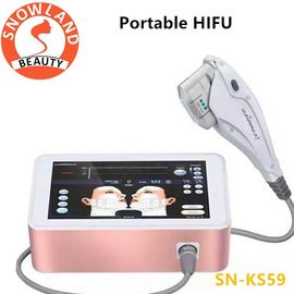 China HOT! portable mini HIFU 4MHz&amp;7Mhz skin machine/wireless hifu face lift beauty device for sale supplier