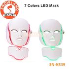SNOWLAND Face Beauty Machine Led Light Therapy Face Mask 7 Colors Skin Rejuvenation LED Light