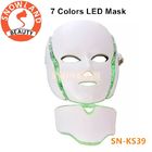 High quality 7 photon colors LED light therapy facial led mask for face and neck rejuvenation