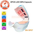 8Pcs Led Light Spa Capsule Body Slimming Machine Infrared Ozone Sauna Spa Capsule