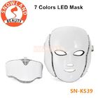 Skin rejuvenation ance and face treatment led mask with neck