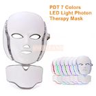 7 colour photon led beauty skin colored face mask with neck care