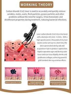 Snowland Factory OEM New Metal RF Tube Fractional Co2 Laser Red Pointer for Co2 Machine Acne Scars Removal Pigment Removal Face Lifting