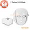 7 colour photon led beauty skin colored face mask with neck care supplier