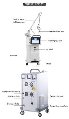 Vertical Fractional co2 Laser Beauty Machine For Freckle Stretch Mark Skin Mole Acne Scar Removal Vaginal Tightening