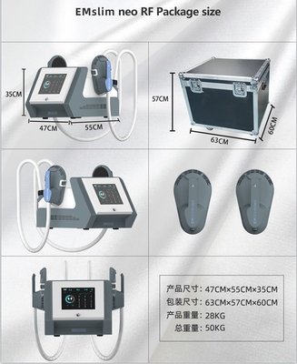Newest Professional Portable 2 RF Handles Emslim Neo Nova With Radio Frequency EMS RF Sculpt Machine For Muscle Building