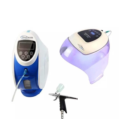 2023 Hot Selling Oxygen Jet Therapy Facial Machine O2 to Derm 7 Colors LED Dome Oxygen Facial Machine