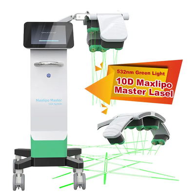 2023 Newest Updates High Quality 10d Emerald Laser 532nm Green Red Light Cellulite Removal Slimming Fat Burning Machine