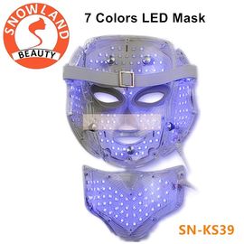 Facial Mask 7 Colors LED Light PDT Mask With Neck