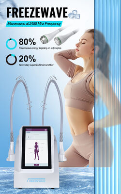 New Japan Popular 2.45GHz Slimming Freezewave 80% Fat Reaches Body Slimming Skin Tightening Cool Wave Cellulite Reduction