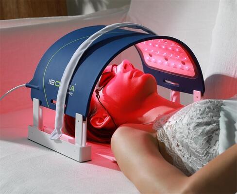 CELLUMA LED THERAPY Celluma Face Red Light Therapy Device with Hair Regrowth, Anti-Aging and Pain Relief Settings Skin Rejuvenation Red Light Therapy LED Face Mask