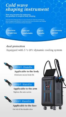 3 Handle 2.45GHz Onda PRO Coolwave Cellulite Removal Weight Loss Standing Body Slimming Machine