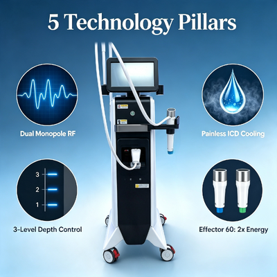 Lutronic Grade XERF Dual Monopole RF 6.78+2MHz Aesthetic Clinic Face Body Tightening Anti-Aging Equipment